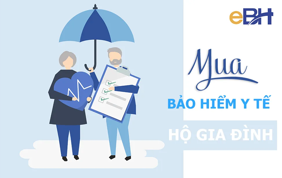 Người dân mua BHYT hộ gia đình trực tiếp tại tổ chức dịch vụ thu BHXH