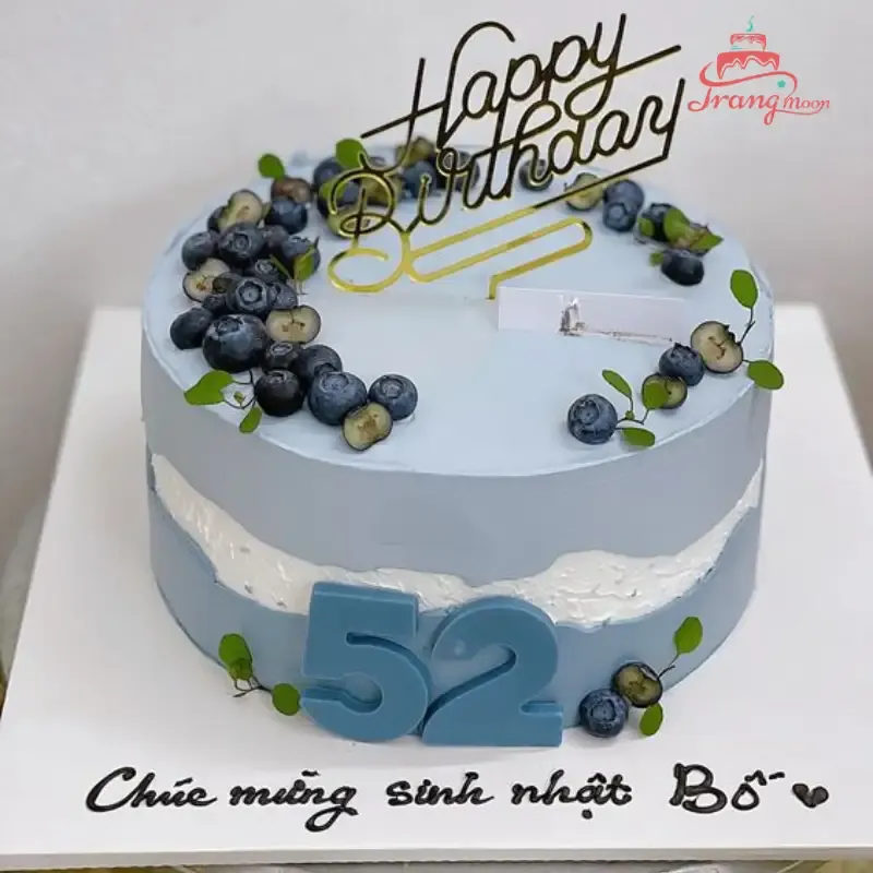 bÃ¡nh sinh nháº­t mÃ u xanh dÆ°Æ¡ng trÃ¡i cÃ¢y