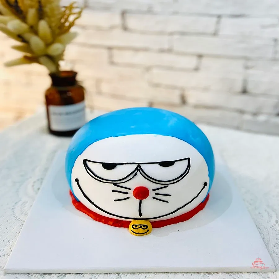 bÃ¡nh sinh nháº­t mÃ u xanh dÆ°Æ¡ng hÃ¬nh doremon